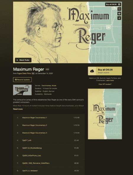 Maximum Reger - Digital